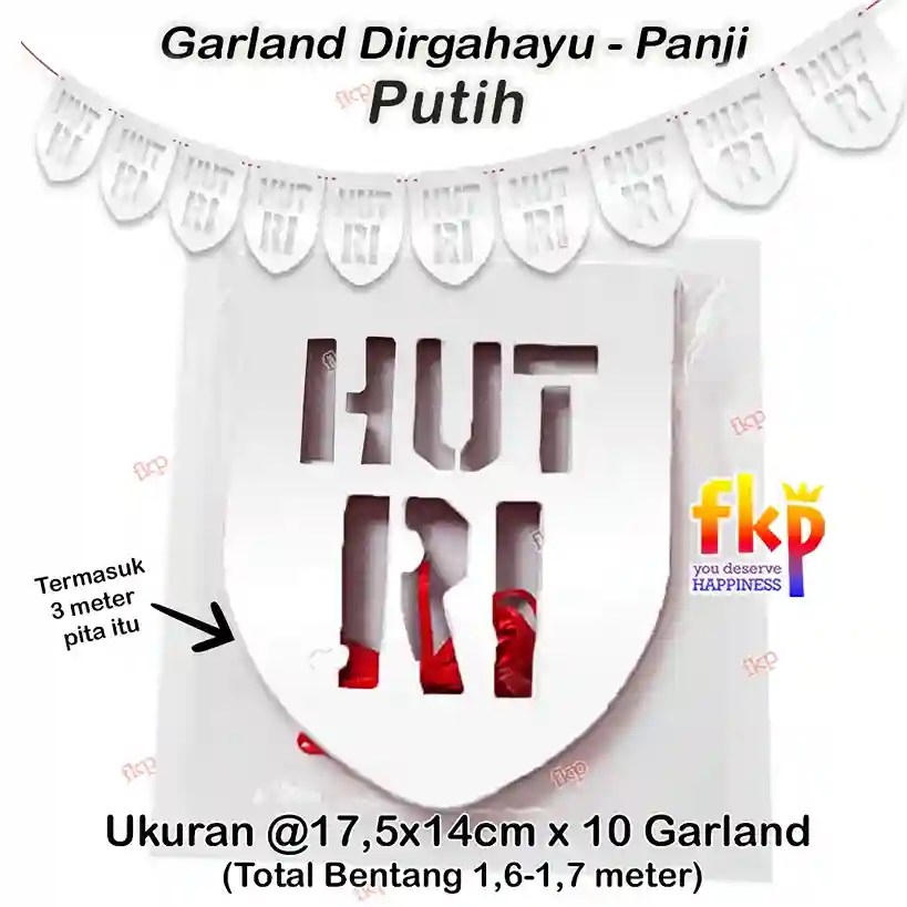 GarlandPerisai Putih